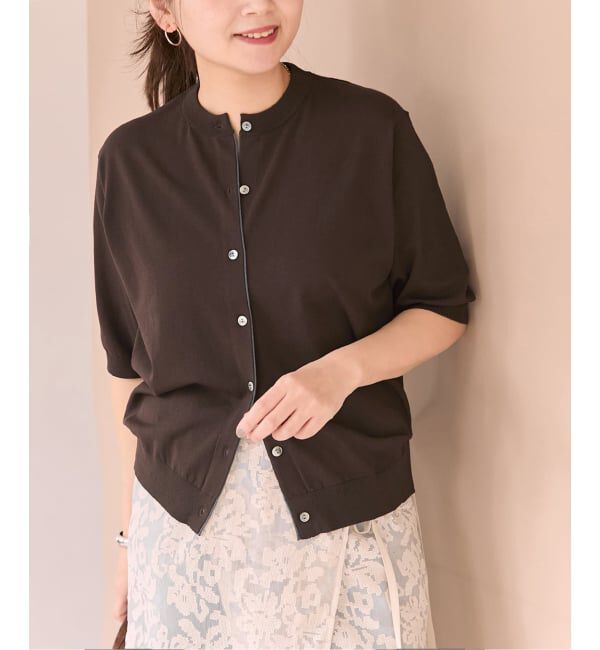 JOURNAL STANDARD「《予約》【UVカット/洗える/接触冷感】WASHABLE COOL UV ハーフスリーブカーディガン」|カーディガン|