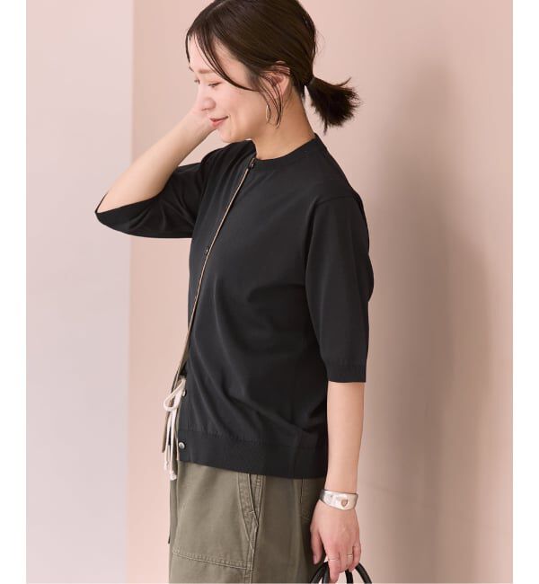 JOURNAL STANDARD「《予約》【UVカット/洗える/接触冷感】WASHABLE COOL UV ハーフスリーブカーディガン」|カーディガン|