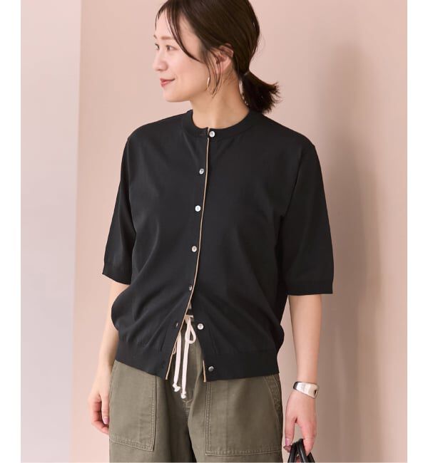 JOURNAL STANDARD「《予約》【UVカット/洗える/接触冷感】WASHABLE COOL UV ハーフスリーブカーディガン」|カーディガン|