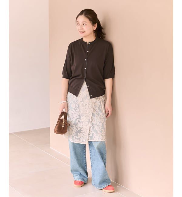 JOURNAL STANDARD「《予約》【UVカット/洗える/接触冷感】WASHABLE COOL UV ハーフスリーブカーディガン」|カーディガン|