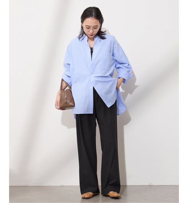 JOURNAL STANDARD「《追加2》【撥水/接触冷感/洗える/UVカット】リネンナイロンストレッチワイドパンツ」|その他|