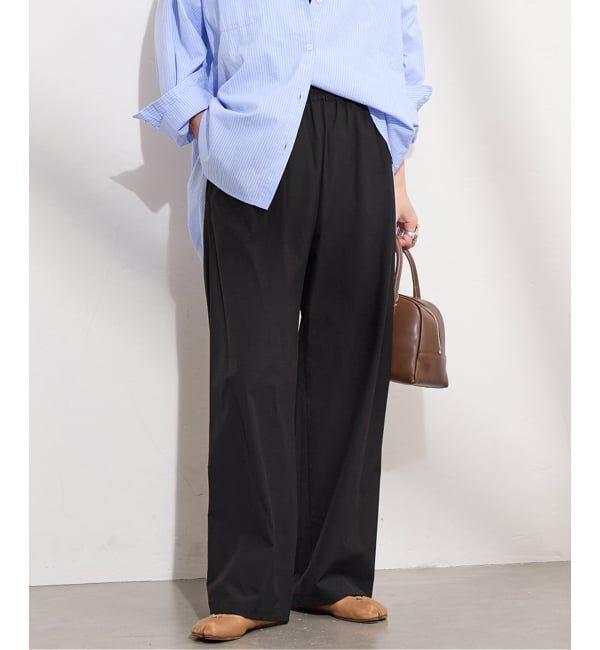 JOURNAL STANDARD「《追加2》【撥水/接触冷感/洗える/UVカット】リネンナイロンストレッチワイドパンツ」|その他|