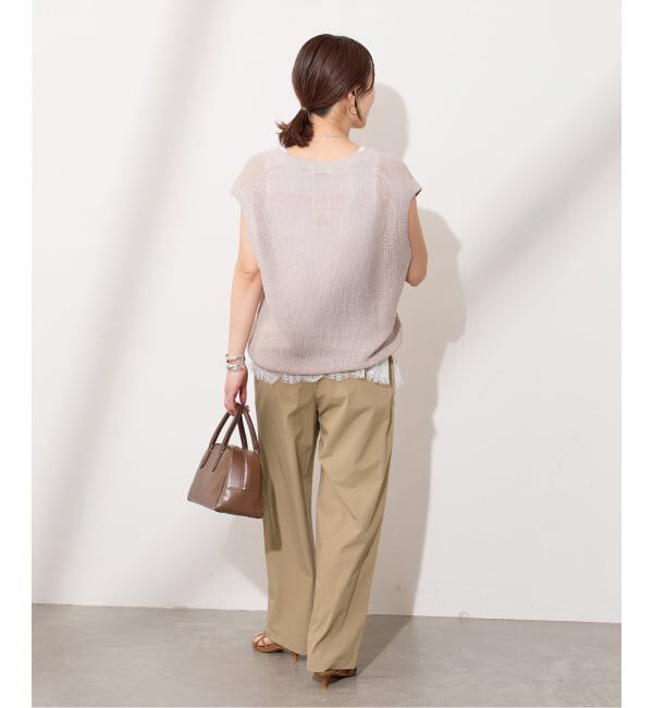 JOURNAL STANDARD「《追加2》【撥水/接触冷感/洗える/UVカット】リネンナイロンストレッチワイドパンツ」|その他|