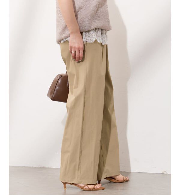 JOURNAL STANDARD「《追加2》【撥水/接触冷感/洗える/UVカット】リネンナイロンストレッチワイドパンツ」|その他|