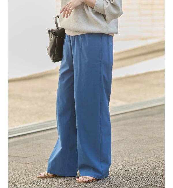 JOURNAL STANDARD「《追加2》【撥水/接触冷感/洗える/UVカット】リネンナイロンストレッチワイドパンツ」|その他|