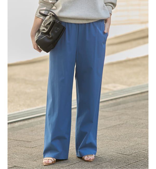 JOURNAL STANDARD「《追加2》【撥水/接触冷感/洗える/UVカット】リネンナイロンストレッチワイドパンツ」|その他|