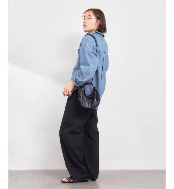 U by SPICK&SPAN「SOMETHING / サムシング BIG DENIM SHIRTS L/S」|シャツ・ブラウス|