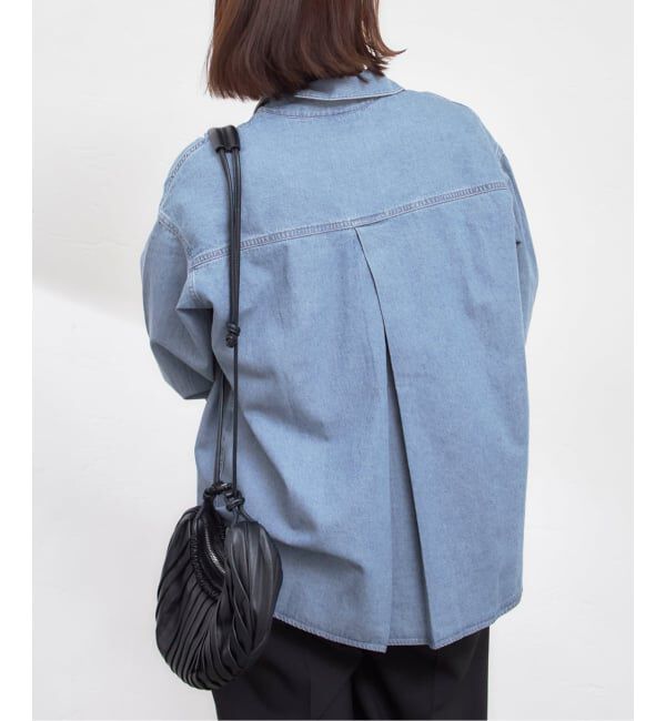 U by SPICK&SPAN「SOMETHING / サムシング BIG DENIM SHIRTS L/S」|シャツ・ブラウス|