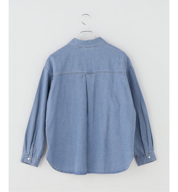 U by SPICK&SPAN「SOMETHING / サムシング BIG DENIM SHIRTS L/S」|シャツ・ブラウス|