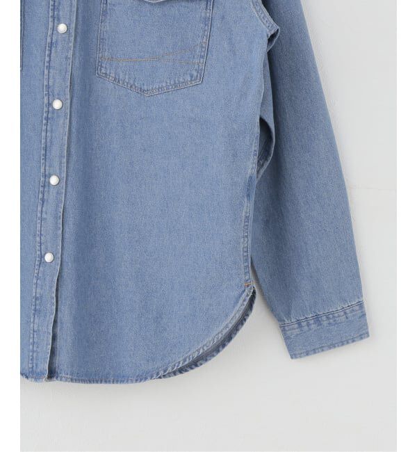 U by SPICK&SPAN「SOMETHING / サムシング BIG DENIM SHIRTS L/S」|シャツ・ブラウス|