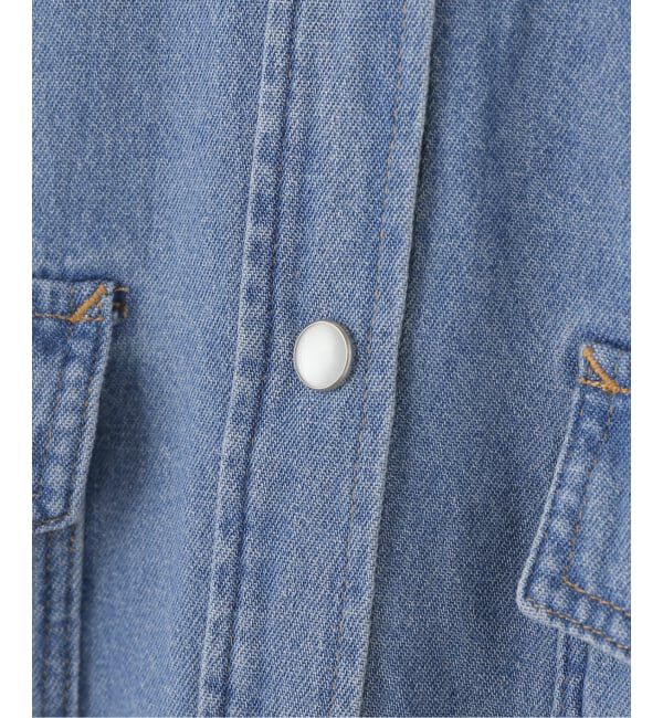 U by SPICK&SPAN「SOMETHING / サムシング BIG DENIM SHIRTS L/S」|シャツ・ブラウス|