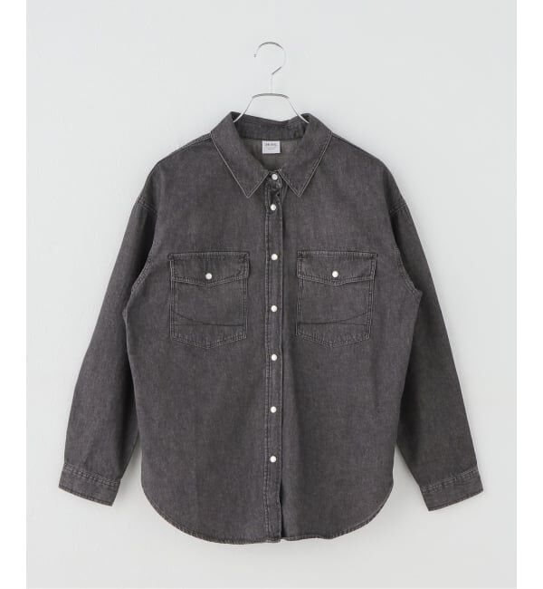 U by SPICK&SPAN「SOMETHING / サムシング BIG DENIM SHIRTS L/S」|シャツ・ブラウス|