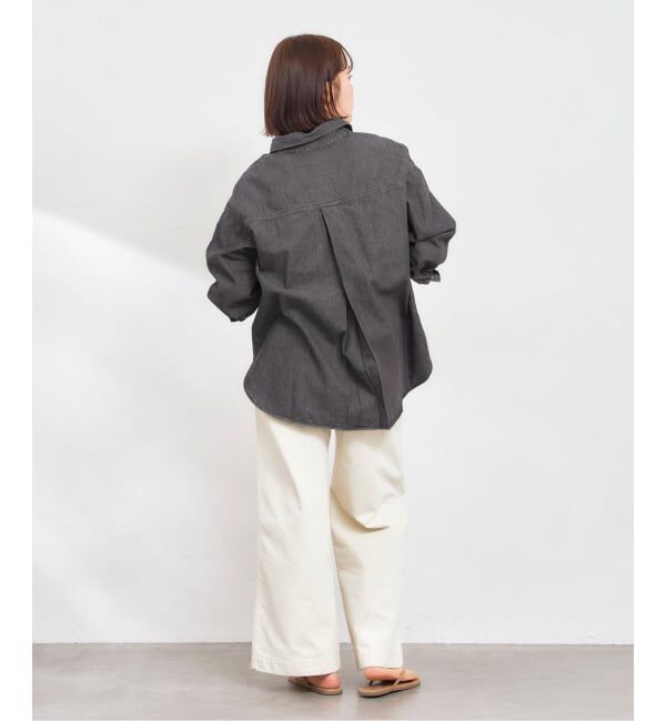 U by SPICK&SPAN「SOMETHING / サムシング BIG DENIM SHIRTS L/S」|シャツ・ブラウス|