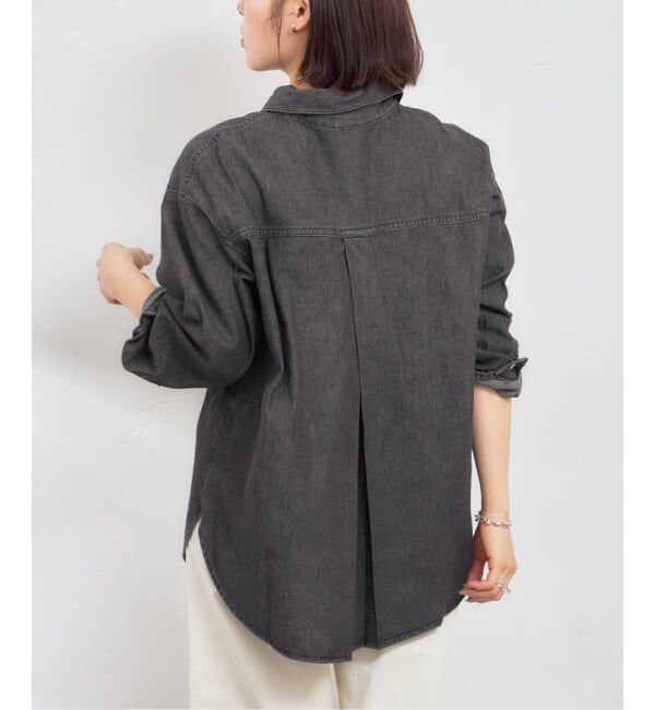 U by SPICK&SPAN「SOMETHING / サムシング BIG DENIM SHIRTS L/S」|シャツ・ブラウス|