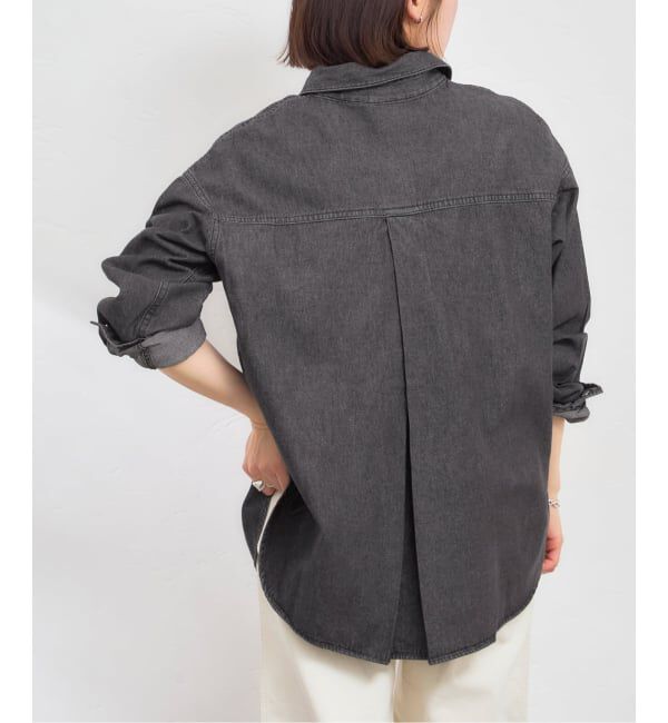 U by SPICK&SPAN「SOMETHING / サムシング BIG DENIM SHIRTS L/S」|シャツ・ブラウス|