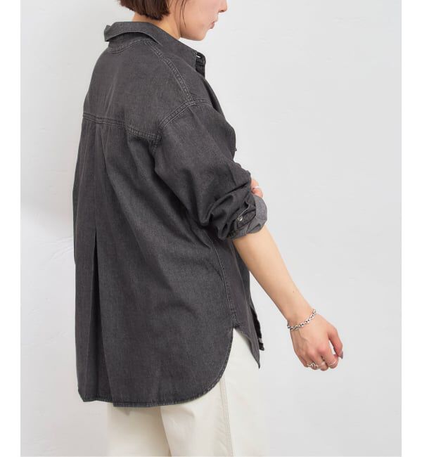 U by SPICK&SPAN「SOMETHING / サムシング BIG DENIM SHIRTS L/S」|シャツ・ブラウス|