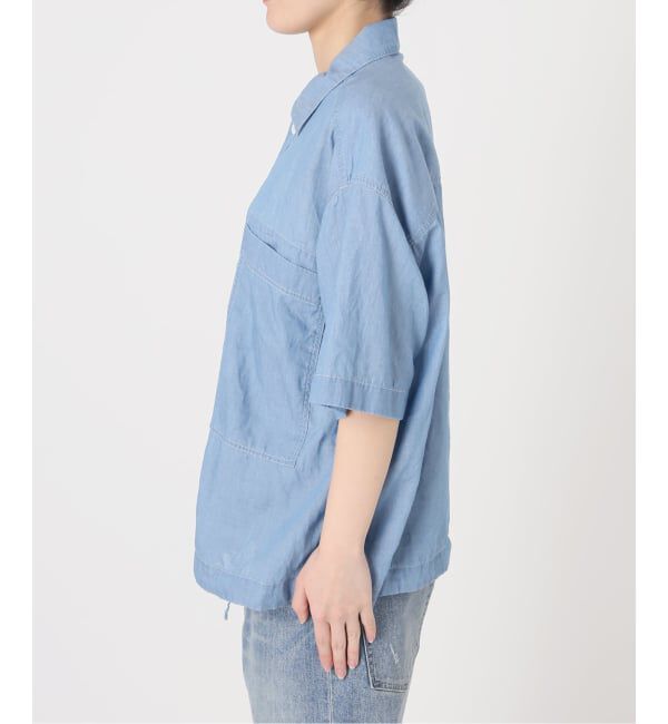 FRAMeWORK「≪予約≫シアーデニムポケットシャツ」|シャツ・ブラウス|