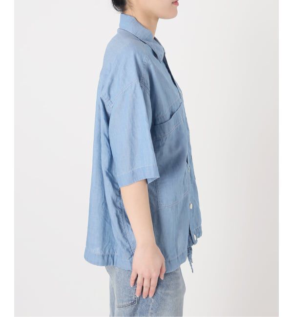 FRAMeWORK「≪予約≫シアーデニムポケットシャツ」|シャツ・ブラウス|