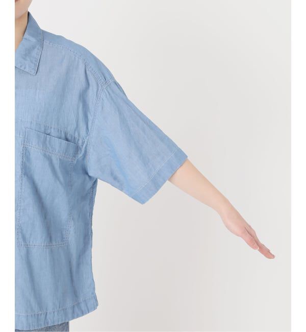 FRAMeWORK「≪予約≫シアーデニムポケットシャツ」|シャツ・ブラウス|