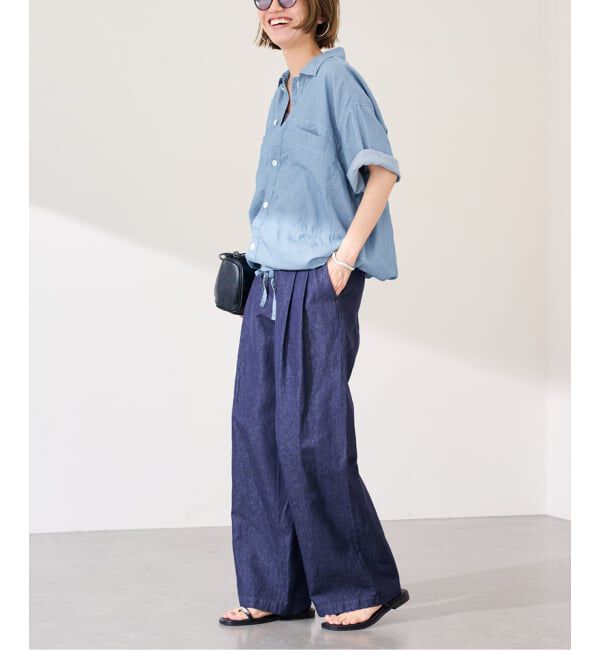 FRAMeWORK「≪予約≫シアーデニムポケットシャツ」|シャツ・ブラウス|