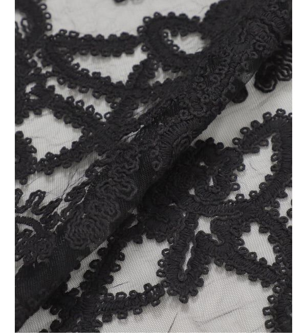 Spick and Span「《新色有り / 追加予約》コードエンブロイダリーチュールベスト」|ベスト・ジレ|