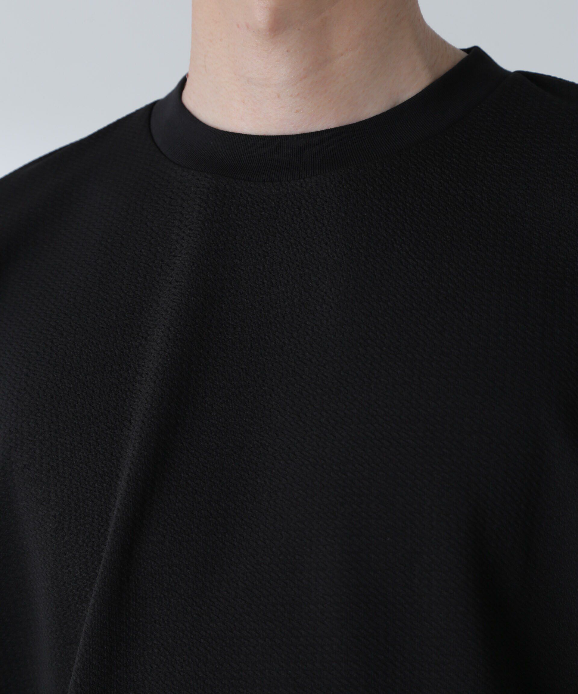 nano･universe「ジャガードフェイクレイヤードTシャツ 半袖」|Tシャツ・カットソー|