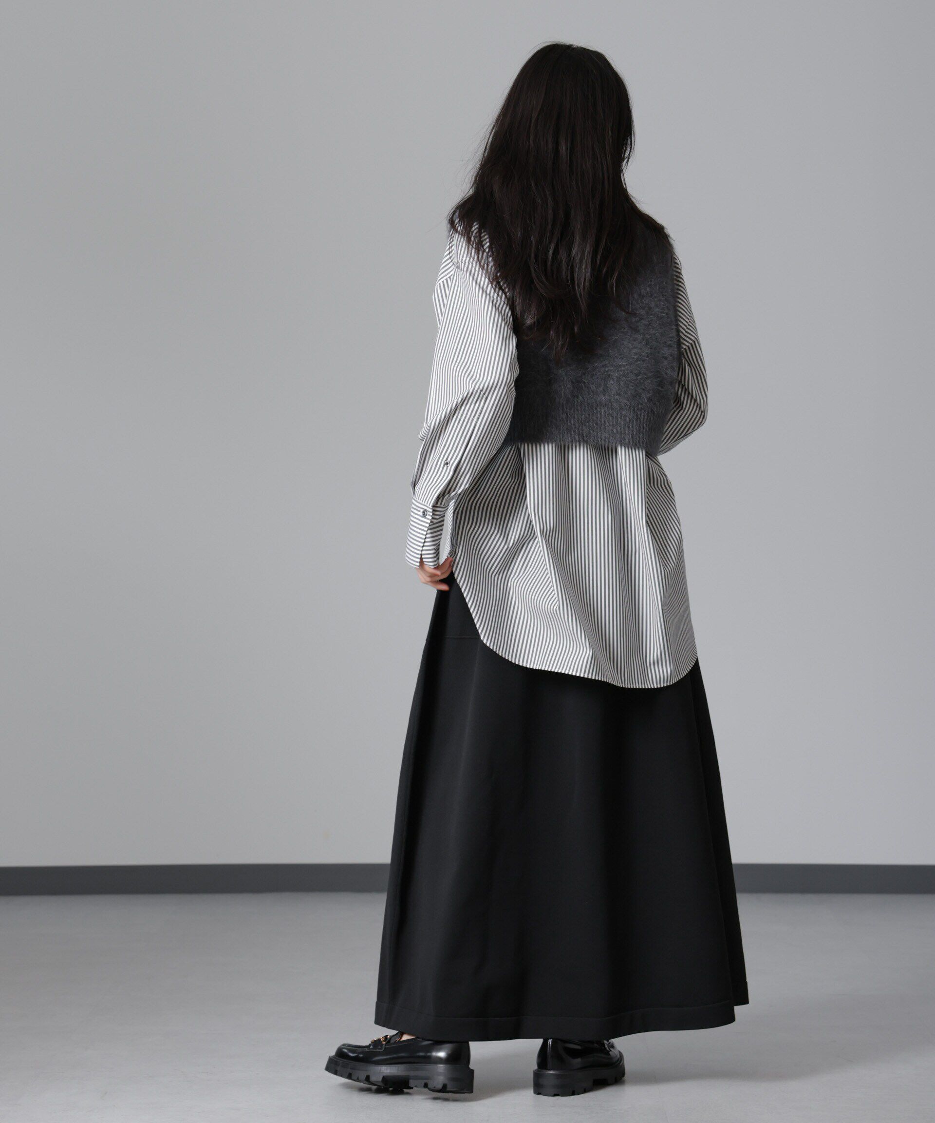 nano･universe「2WAYベアニットスカート (セットアップ可)」|スカート|