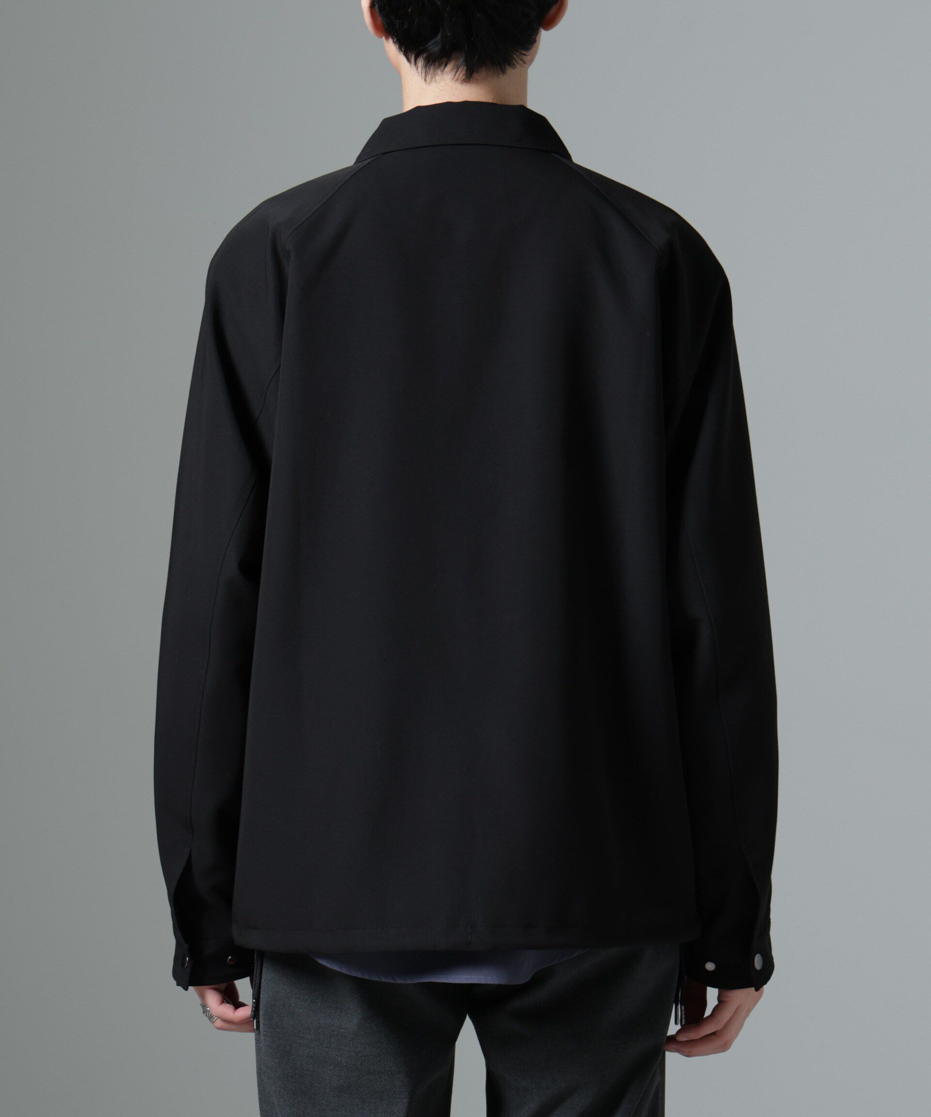 nano･universe「イタリアンドットリラックスコーチジャケット」|ブルゾン・スタジャン|