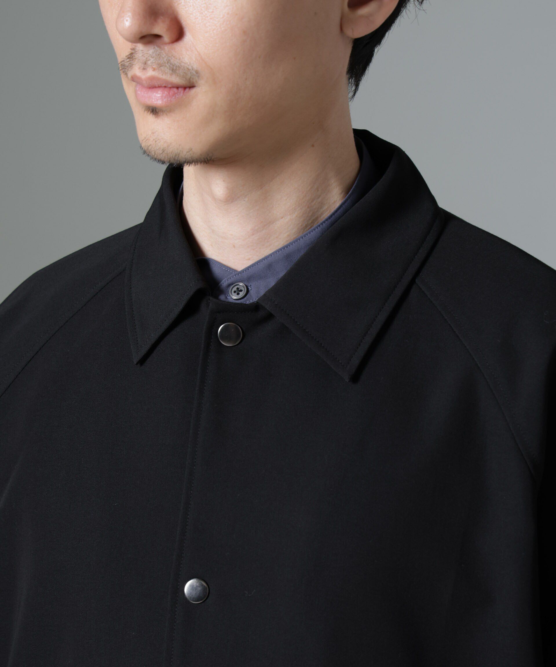 nano･universe「イタリアンドットリラックスコーチジャケット」|ブルゾン・スタジャン|