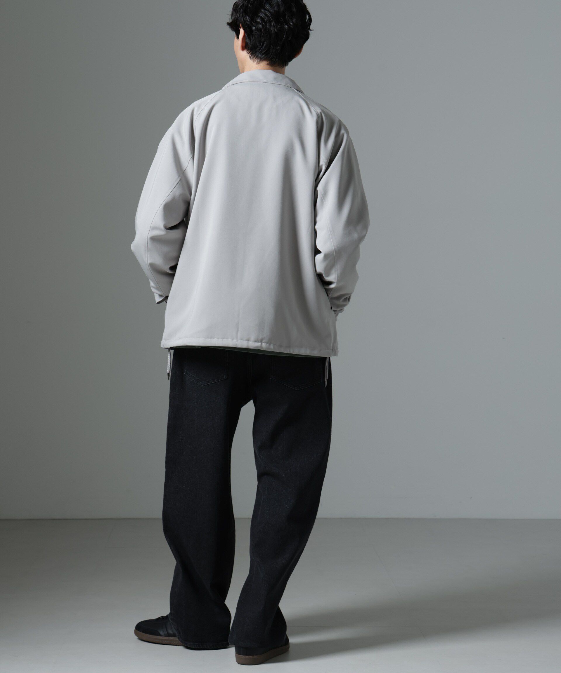 nano･universe「イタリアンドットリラックスコーチジャケット」|ブルゾン・スタジャン|