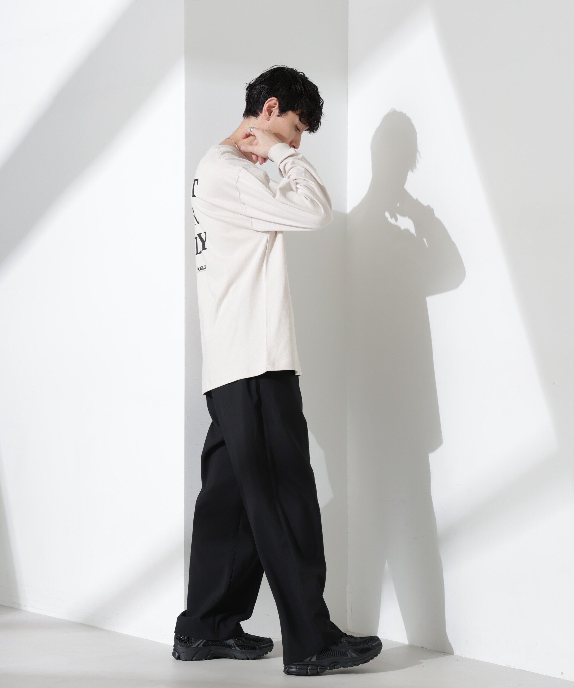 nano･universe「「KELTY&times;NANO universe」USAコットン天竺Tシャツ長袖」|Tシャツ・カットソー|