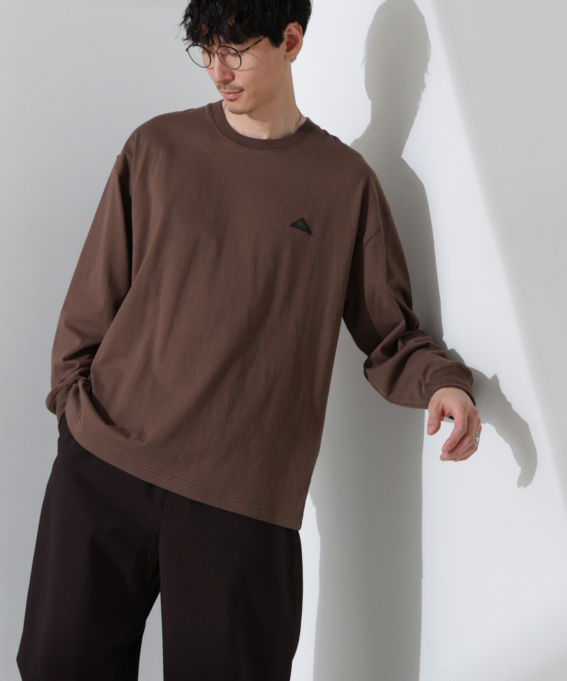 nano･universe「「KELTY&times;NANO universe」USAコットン天竺Tシャツ長袖」|Tシャツ・カットソー|