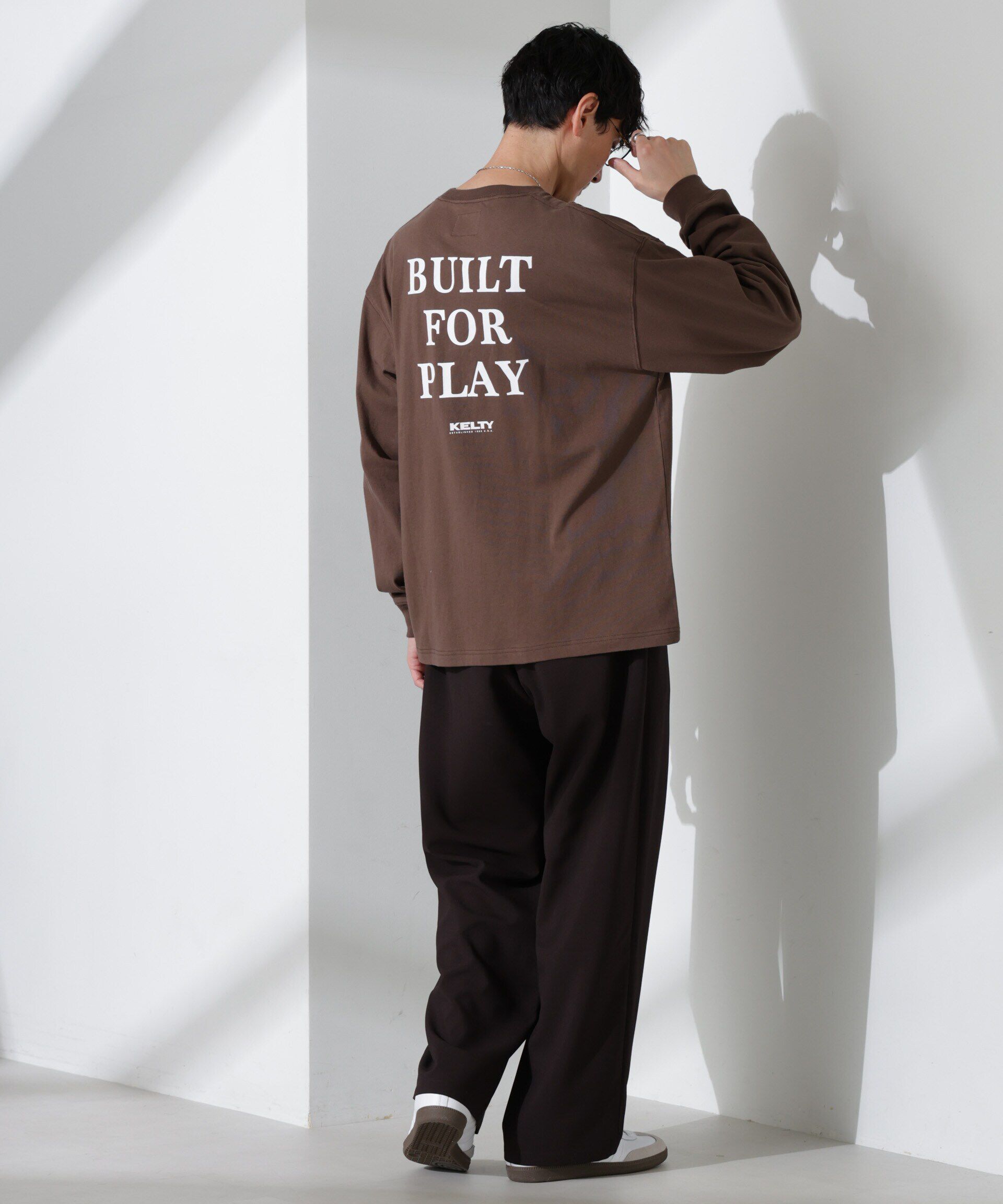 nano･universe「「KELTY&times;NANO universe」USAコットン天竺Tシャツ長袖」|Tシャツ・カットソー|