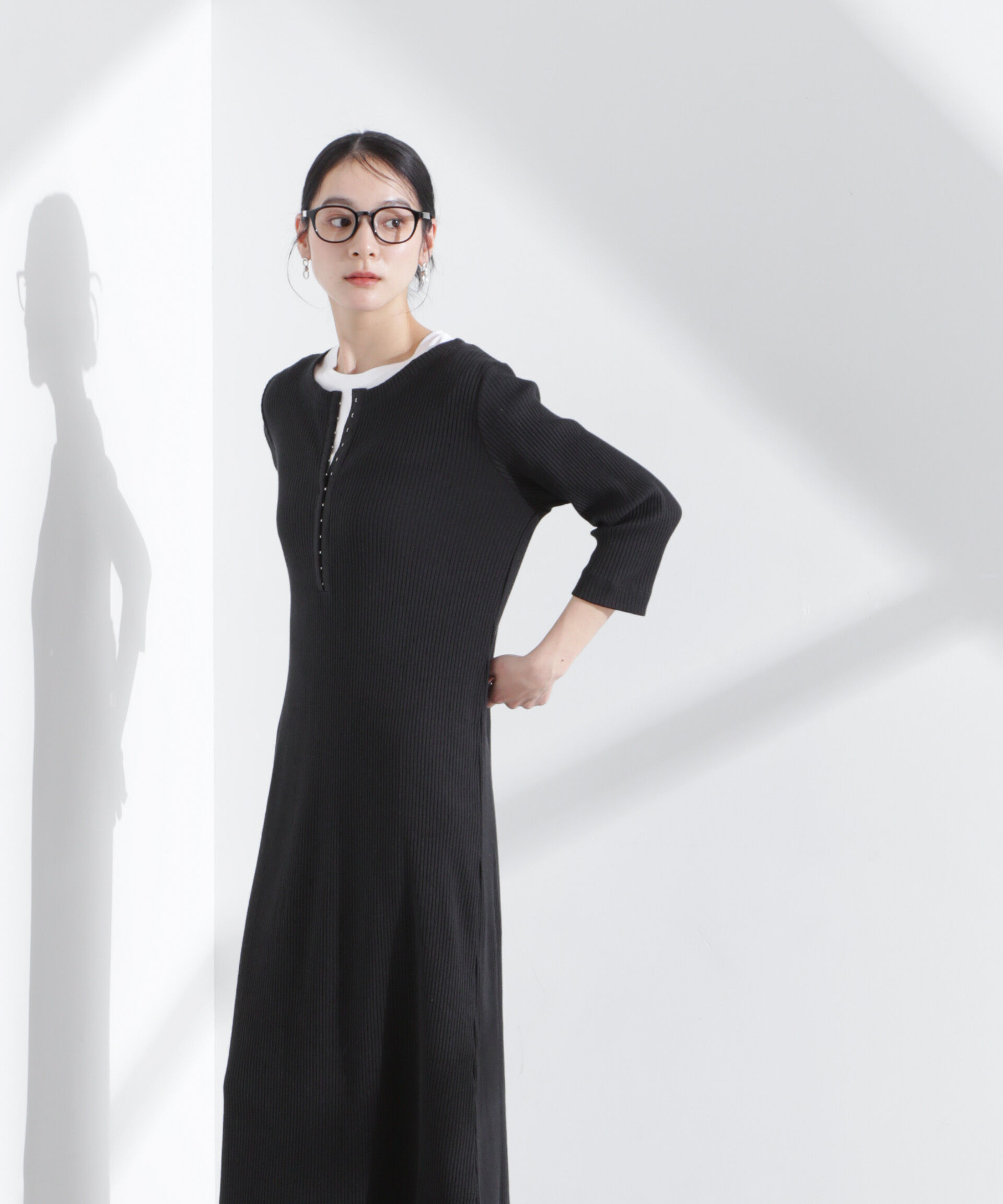 nano･universe「メニーホックカットリブワンピース」|ワンピース|