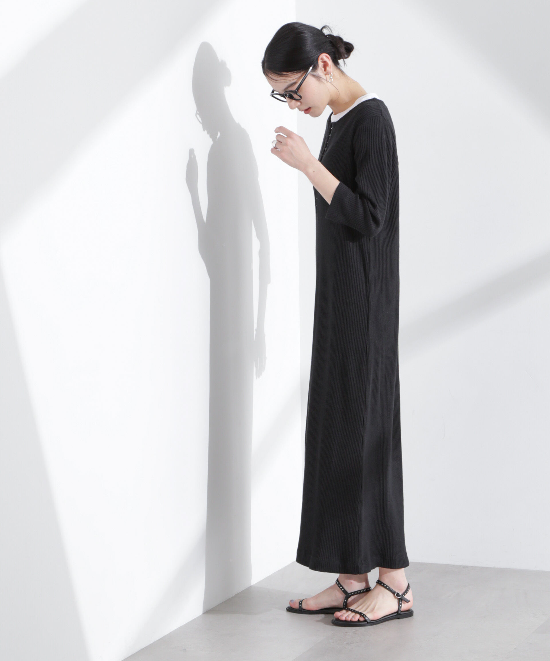 nano･universe「メニーホックカットリブワンピース」|ワンピース|