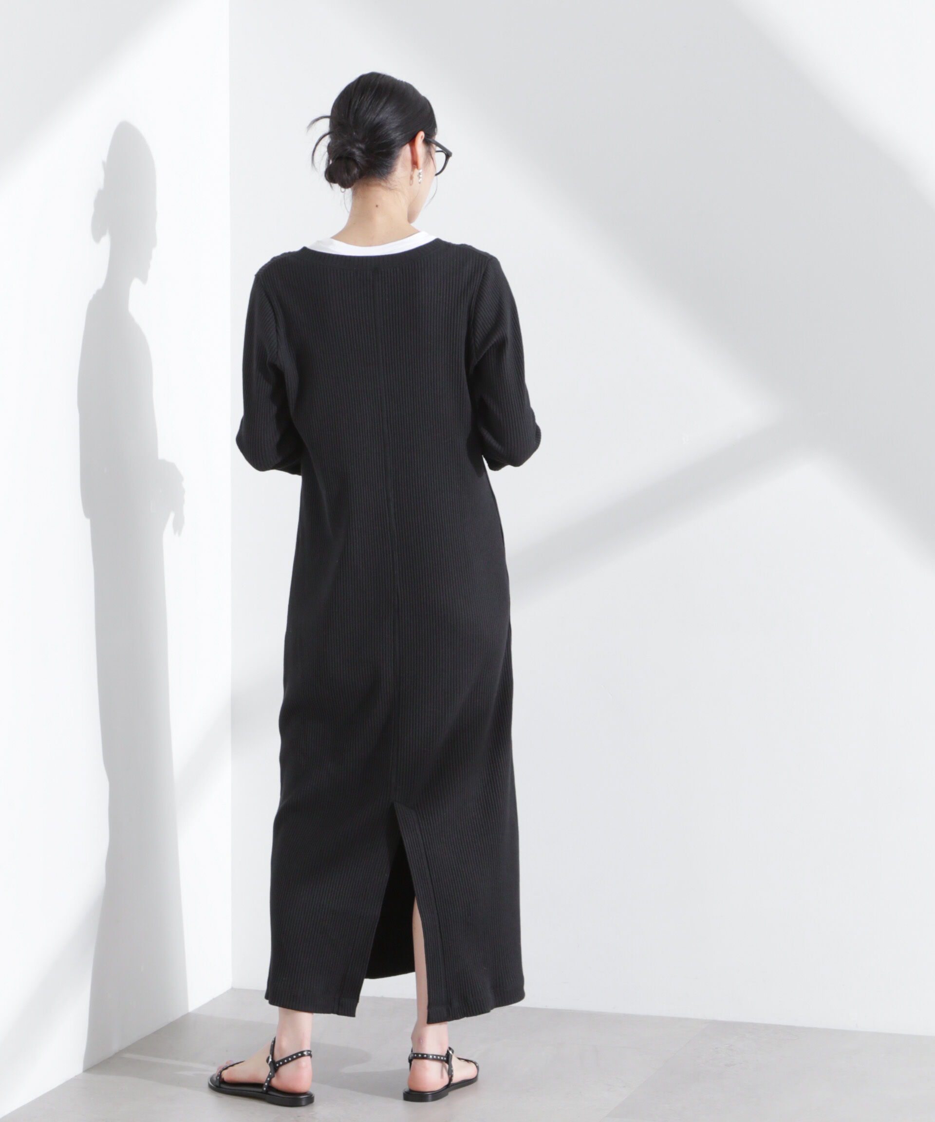 nano･universe「メニーホックカットリブワンピース」|ワンピース|