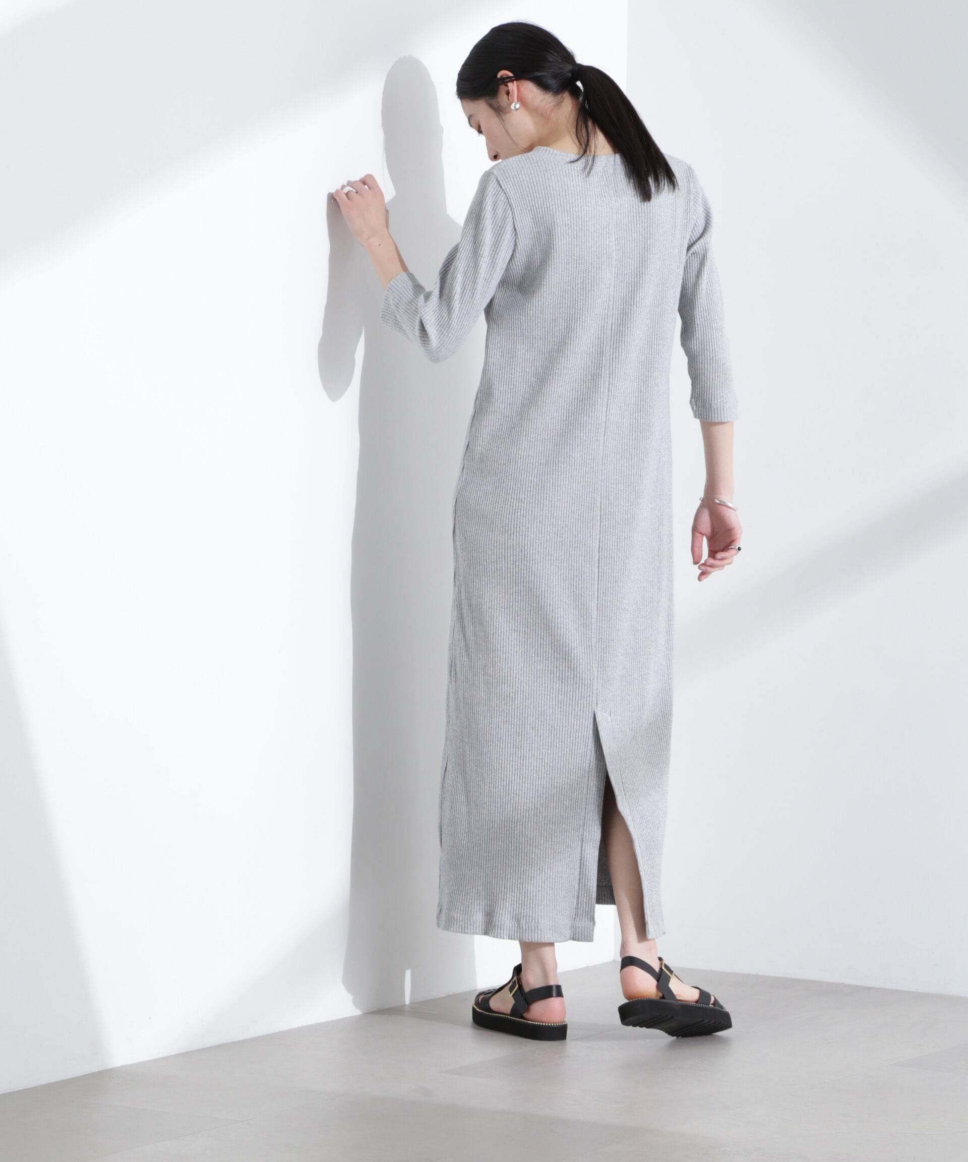 nano･universe「メニーホックカットリブワンピース」|ワンピース|