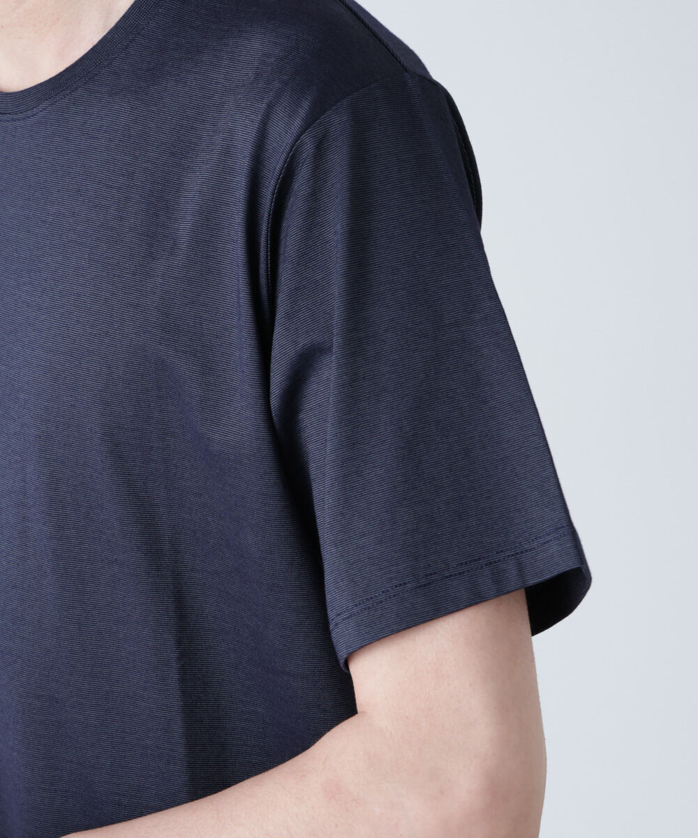 nano･universe「ソラーロライトストレッチクルーネックTシャツ(セットアップ可)」|Tシャツ・カットソー|