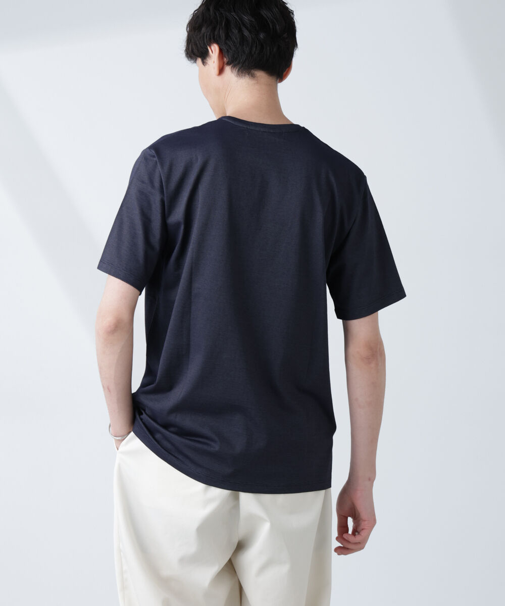 nano･universe「ソラーロライトストレッチクルーネックTシャツ(セットアップ可)」|Tシャツ・カットソー|