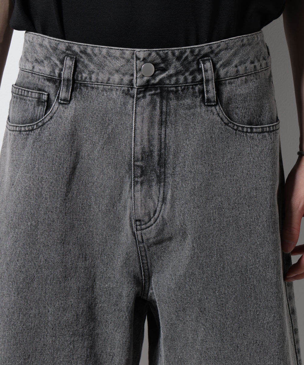 nano･universe「ケミカルウォッシュ バギーズショーツ」|チノ|