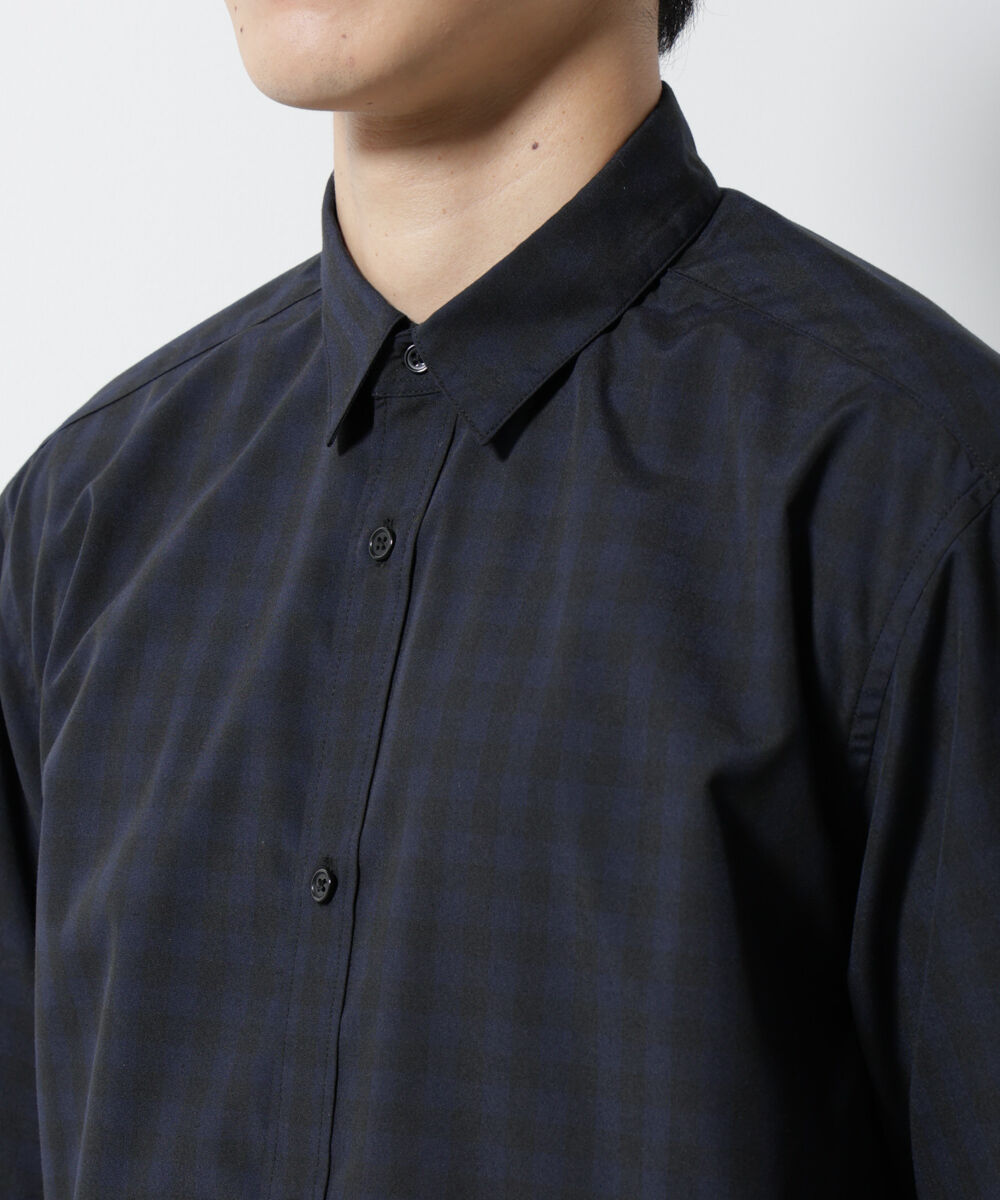 nano･universe「オリジナルギンガムシャツ 半袖」|シャツ・ブラウス|