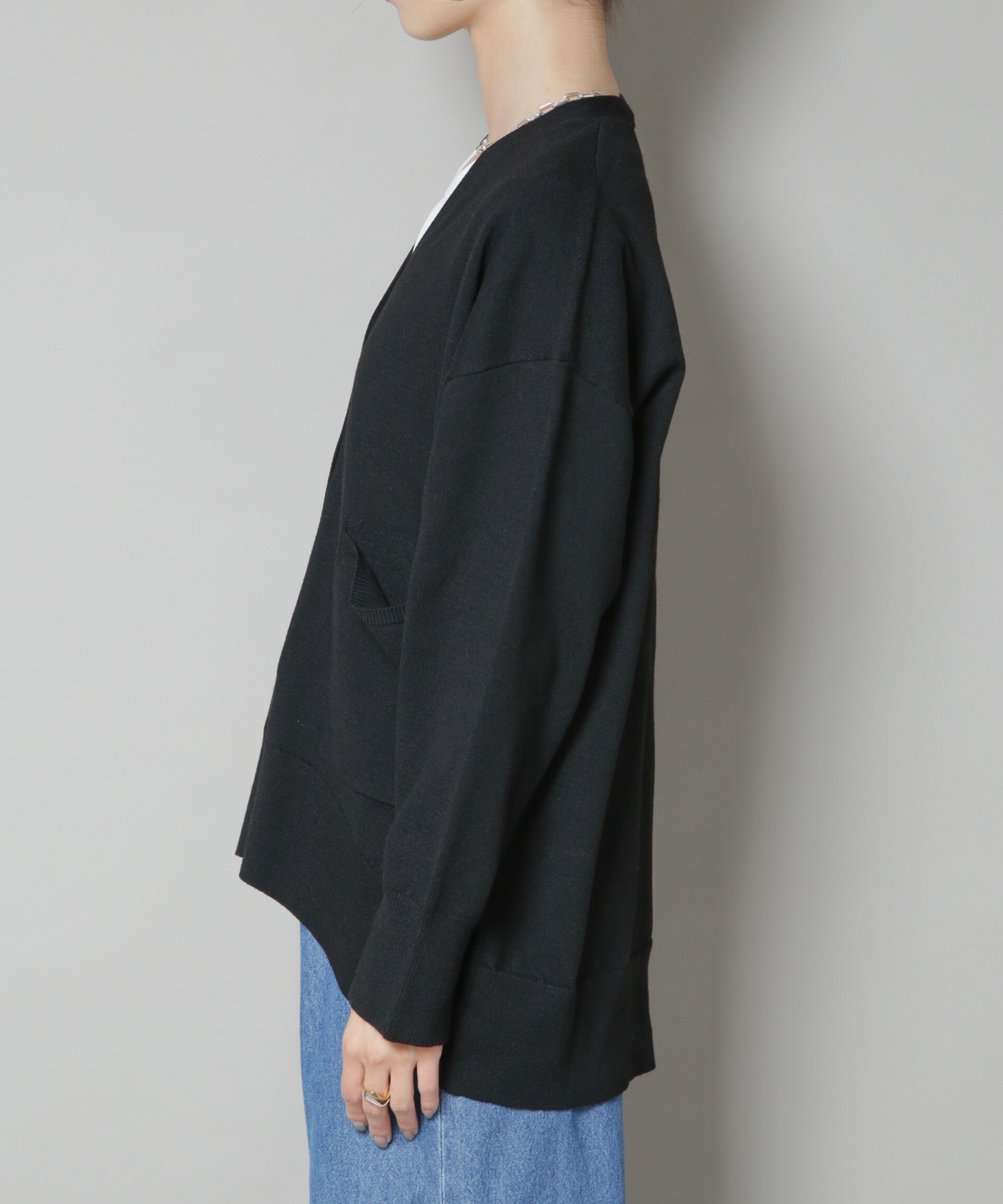 nano･universe「毛玉抑制ニットカーディガン(セットアップ可)」|ニット・セーター|