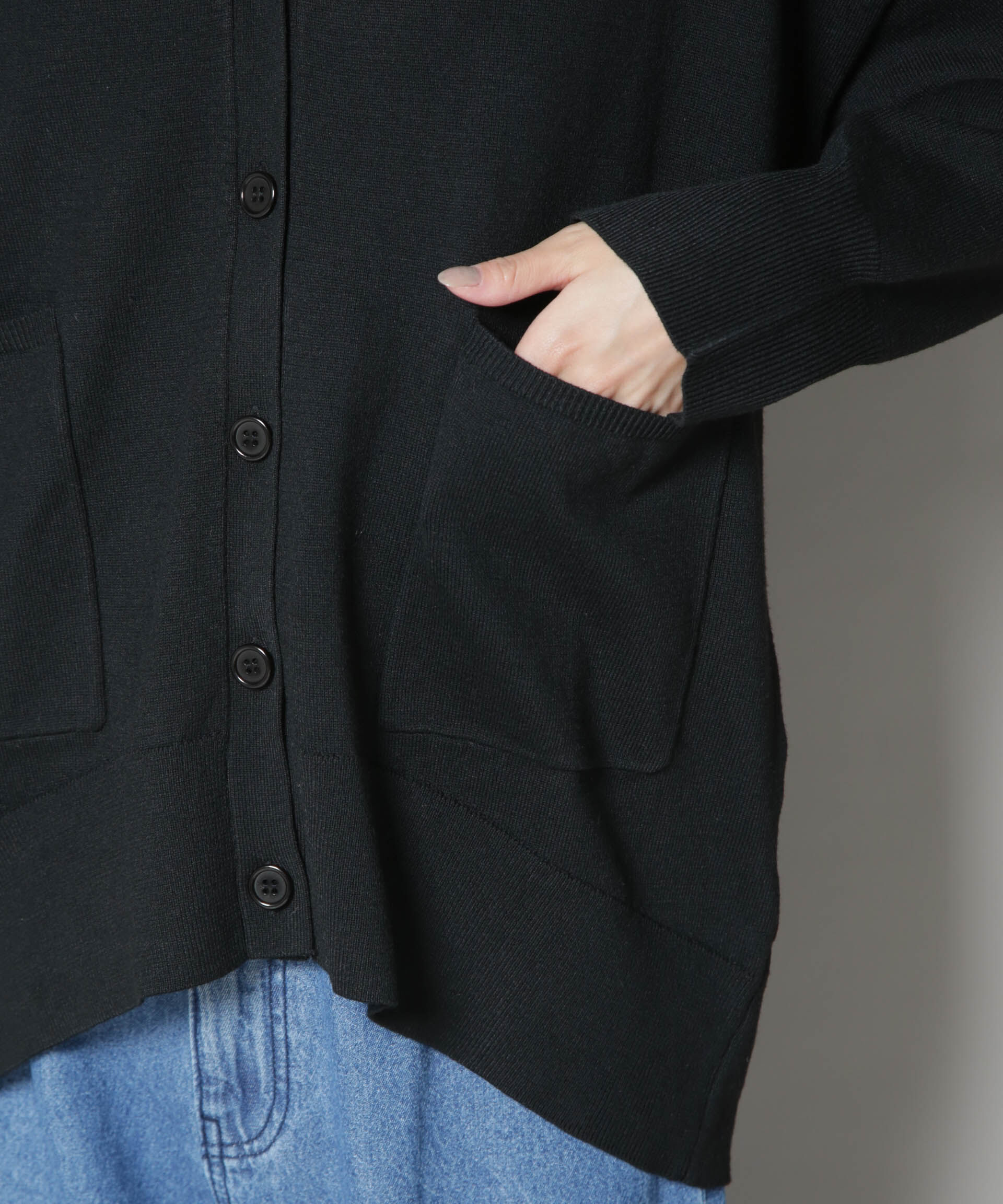 nano･universe「毛玉抑制ニットカーディガン(セットアップ可)」|ニット・セーター|