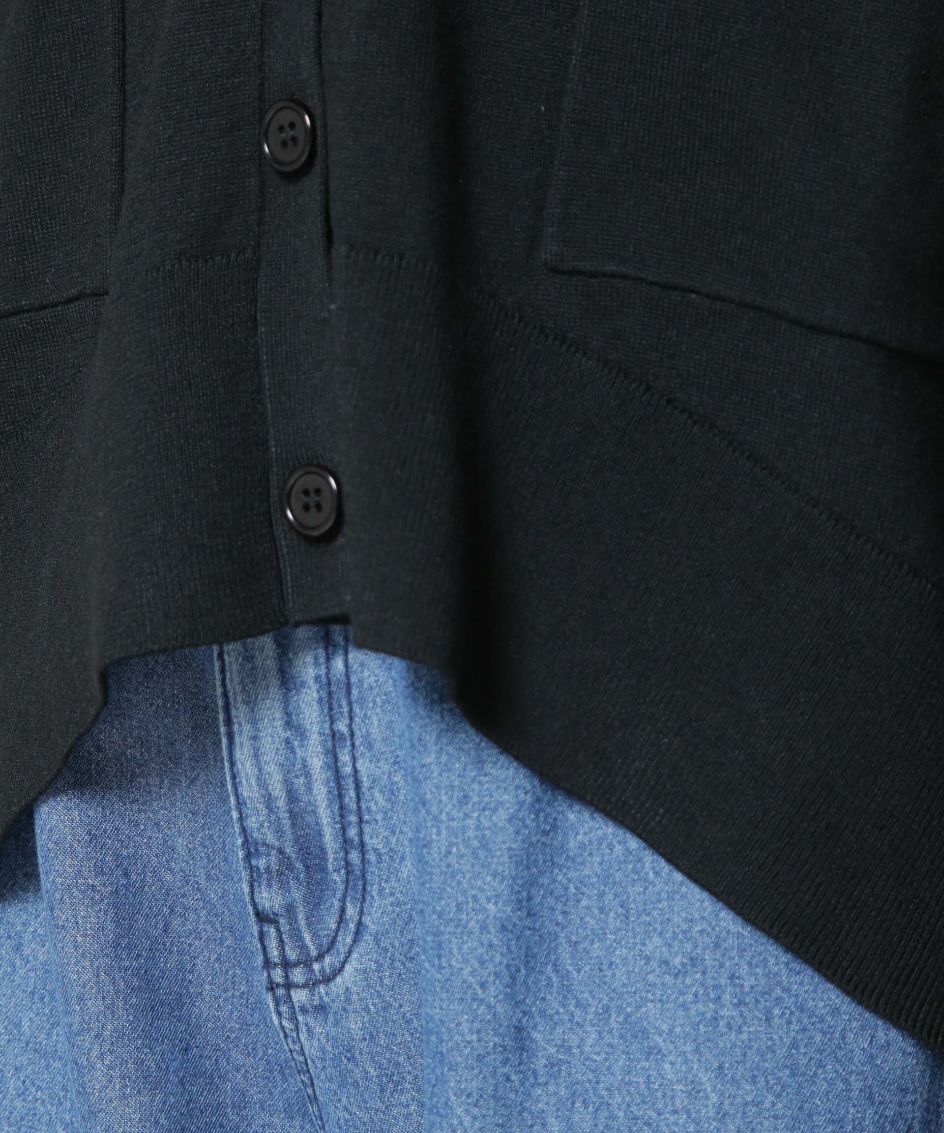 nano･universe「毛玉抑制ニットカーディガン(セットアップ可)」|ニット・セーター|