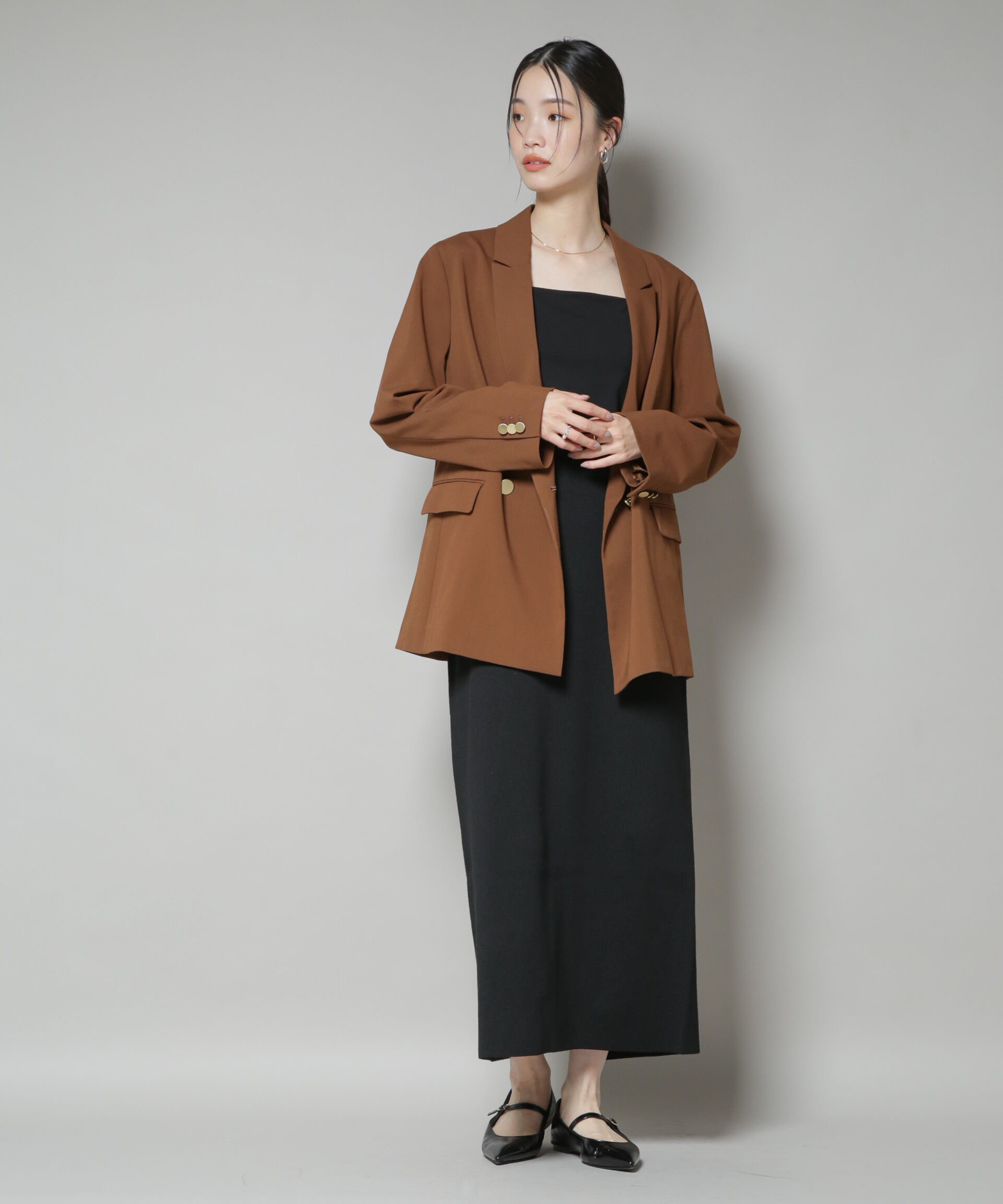 nano･universe「毛玉抑制総針スカート(セットアップ可)」|スカート|