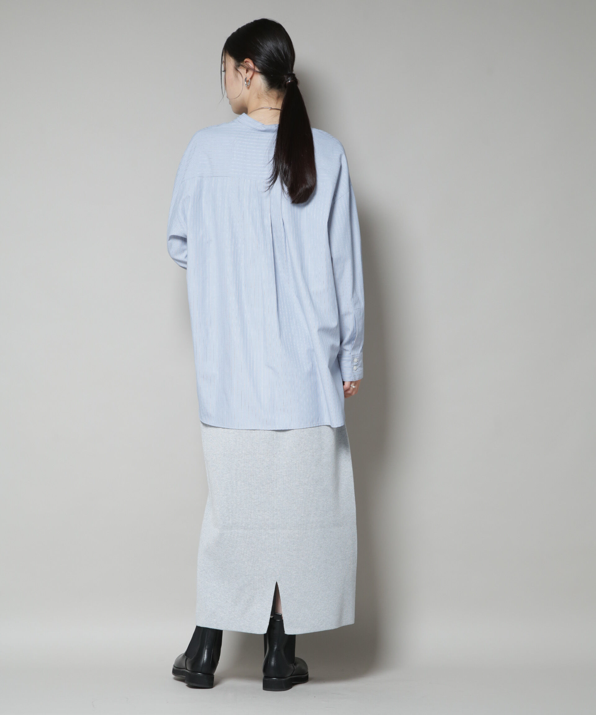 nano･universe「毛玉抑制総針スカート(セットアップ可)」|スカート|