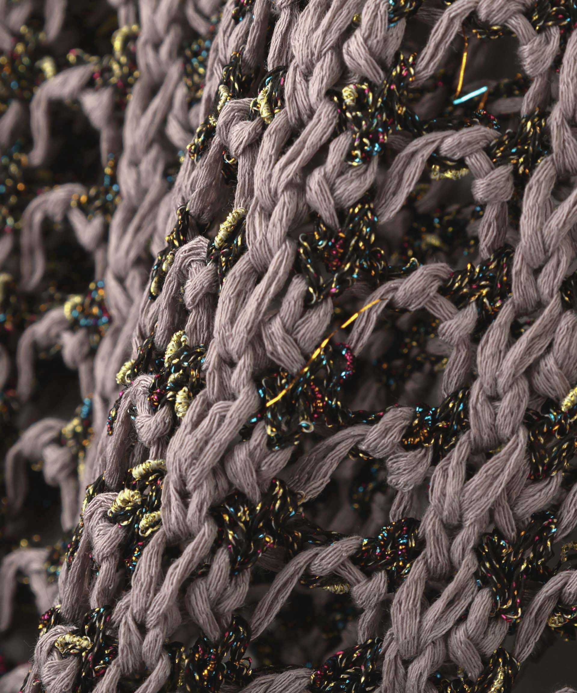 nano･universe「「STEVELOUR」シャイニーレースニットトップス」|ニット・セーター|