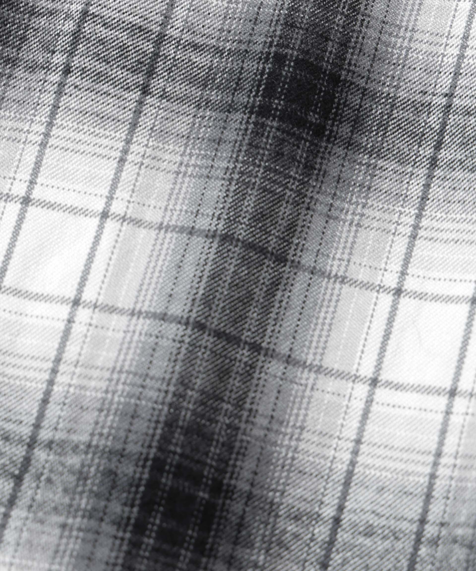 nano･universe「オンブレチェックオーバーネルシャツ」|シャツ・ブラウス|