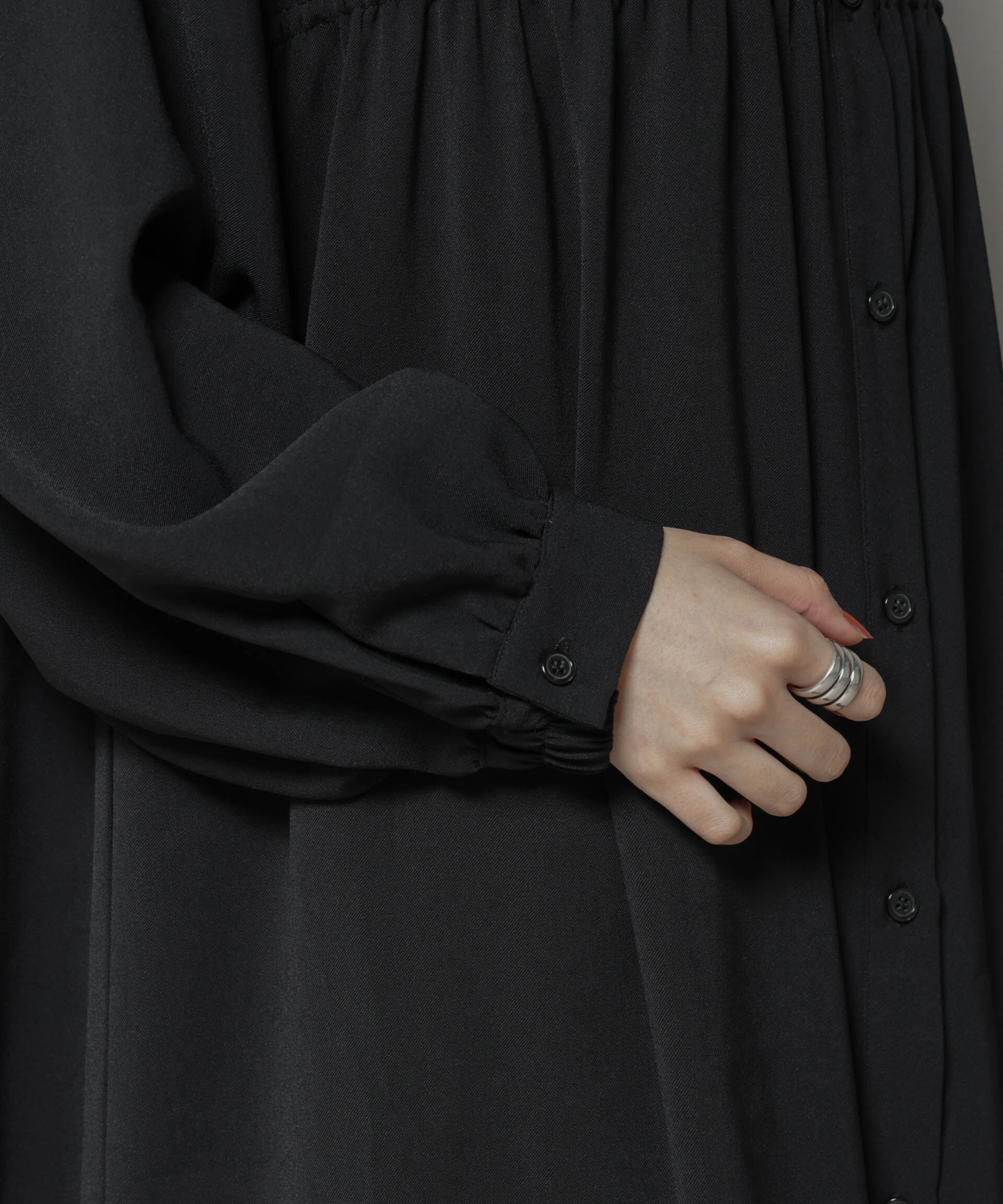 nano･universe「ギャザー切り替えデザインワンピース」|ワンピース|