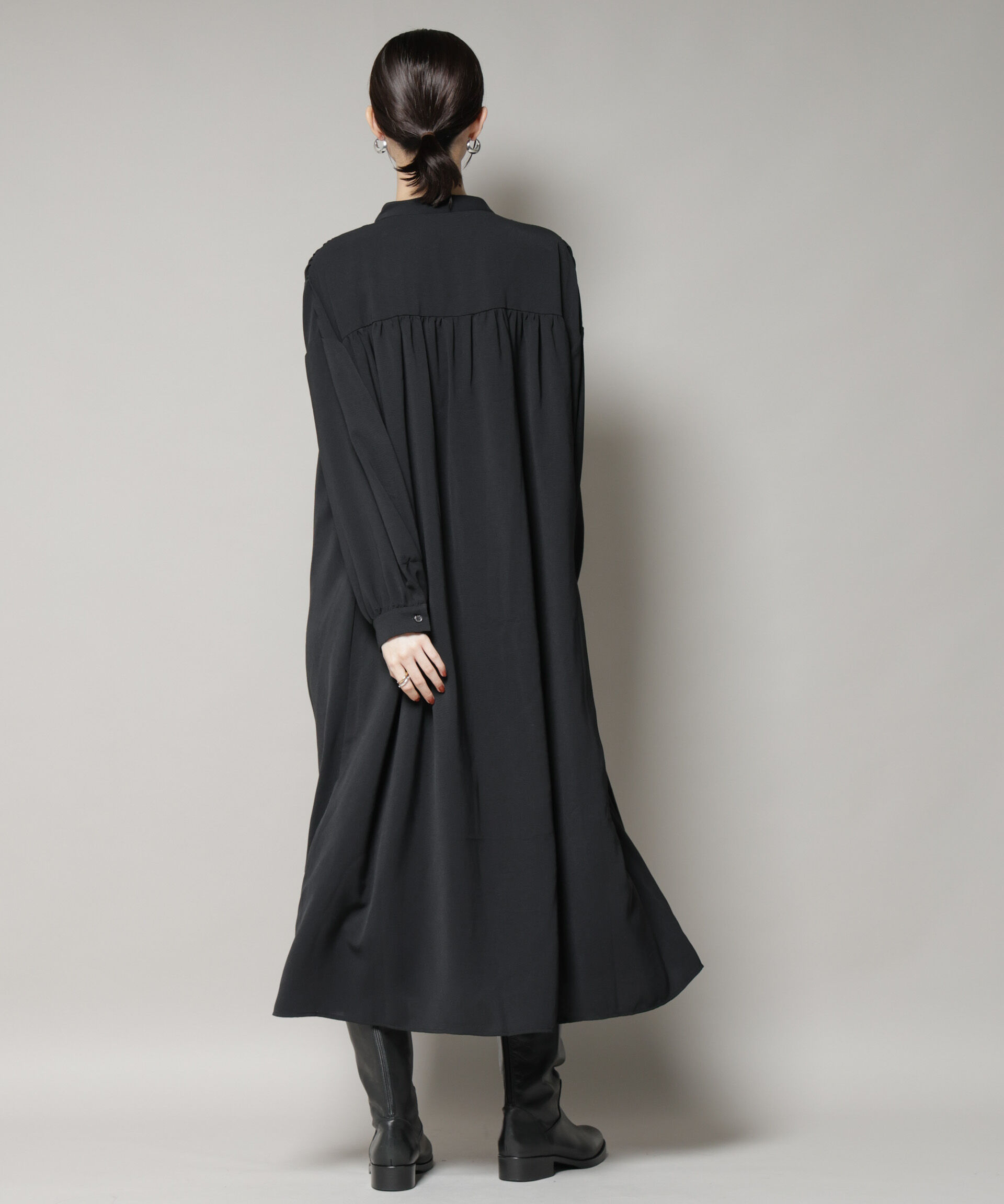 nano･universe「ギャザー切り替えデザインワンピース」|ワンピース|